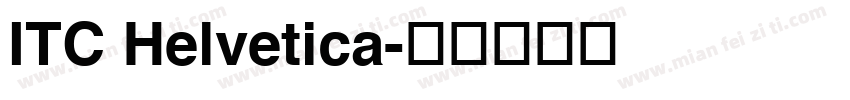 ITC Helvetica字体转换